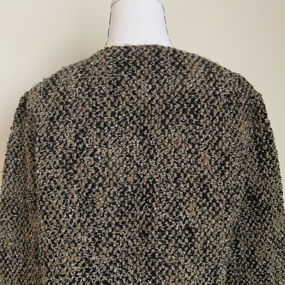 NWT Vintage 60s Saks Fifth Ave Classic Jacket Nubby Knit Blazer Open Front - Picture 6 of 12